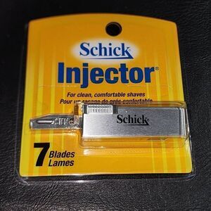 NIP Schick Injector Razor Blades Refill Pack Of‎ 7 Blades New